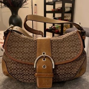 Tan Coach Purse
